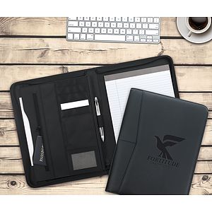 Arrow Zippered Padfolio