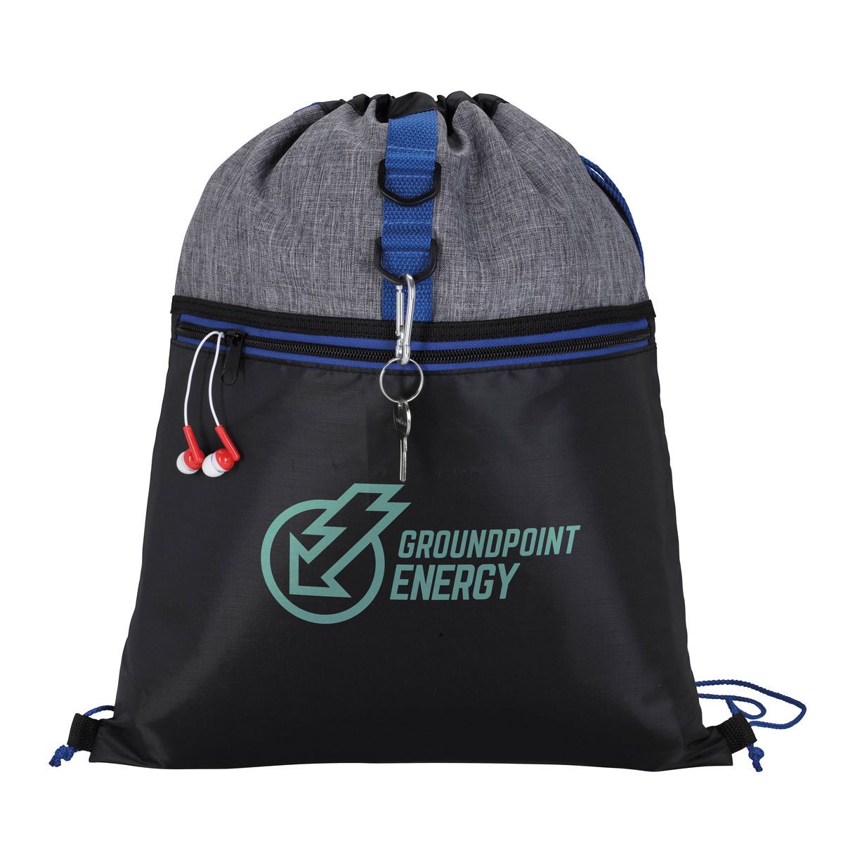 Stand Alone Drawstring Backpack