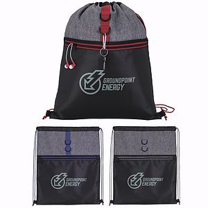 Stand Alone Drawstring Backpack