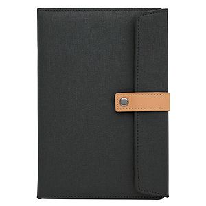 Good Value™ Two-Tone Journal with Leather Closure