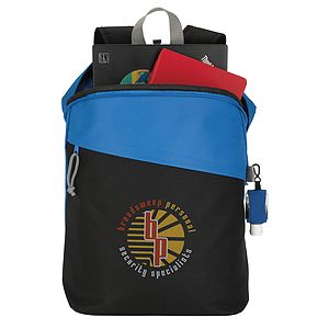 Slant Cut Computer Backpack