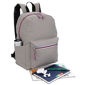 Tri-Color Zipper Backpack
