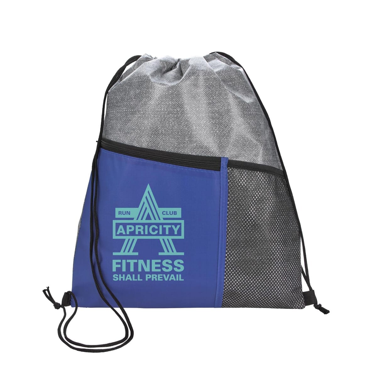 Heathered RPET Non-Woven Drawstring Backpack