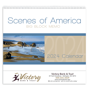 Triumph® Calendars Scenes of America Big Block Memo Calendar