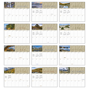 Triumph® Calendars Scenes of America Big Block Memo Calendar