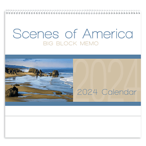 Triumph® Calendars Scenes of America Big Block Memo Calendar