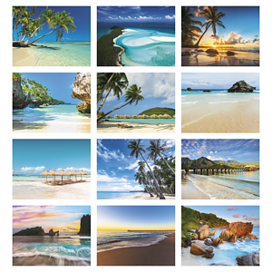 Triumph® Calendars Beaches Calendar