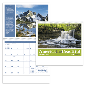 Triumph® Calendars America the Beautiful with Recipes Calendar