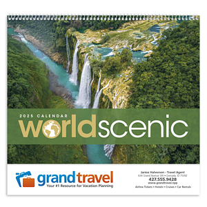 Triumph® Calendars World Scenic Calendar