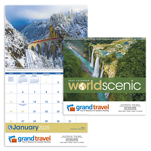Triumph® Calendars World Scenic Calendar