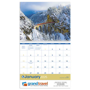 Triumph® Calendars World Scenic Calendar