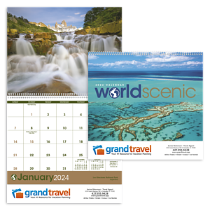 Triumph® Calendars World Scenic Calendar