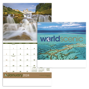 Triumph® Calendars World Scenic Calendar