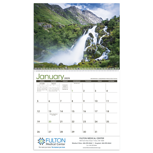 Triumph® Calendars Waterfalls Calendar