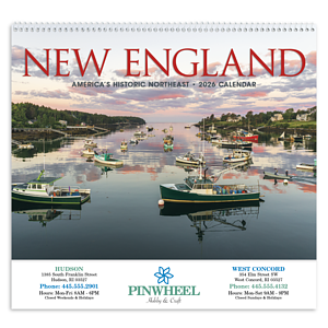 Triumph® Calendars New England Calendar