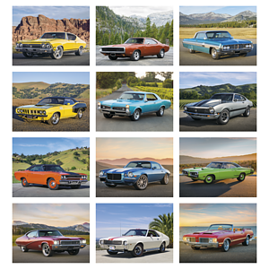 Triumph® Calendars Muscle Cars Calendar