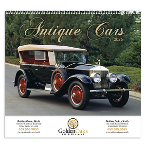 Triumph® Calendars Antique Cars Calendar