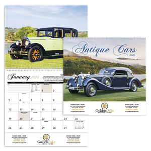 Triumph® Calendars Antique Cars Calendar