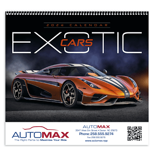 Triumph® Calendars Exotic Cars Calendar