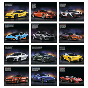 Triumph® Calendars Exotic Cars Calendar