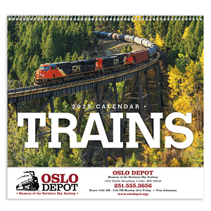 Triumph® Calendars Trains Calendar