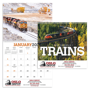Triumph® Calendars Trains Calendar