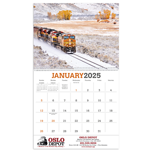 Triumph® Calendars Trains Calendar
