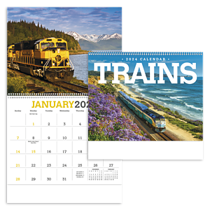 Triumph® Calendars Trains Calendar