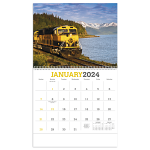 Triumph® Calendars Trains Calendar