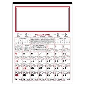 Skinner & Kennedy® 12-Sheet Almanac Calendar