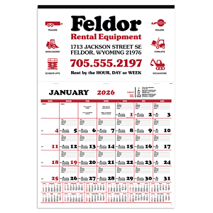 Skinner & Kennedy® Contractor's Apron Calendar