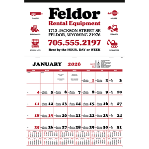 Skinner & Kennedy® Contractor's Apron Calendar