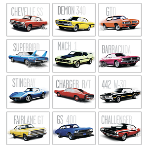 Triumph® Calendars Classic Muscle Cars Calendar