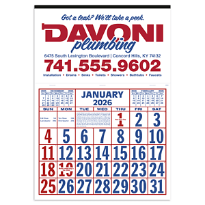 Skinner & Kennedy® Billboard Apron Calendar