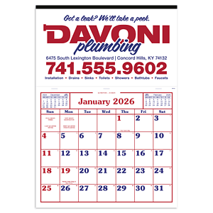 Skinner & Kennedy® Billboard Apron Calendar