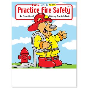 Coloring Book: Practice Fire Safety