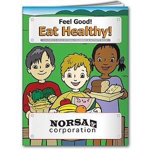 Coloring Book: Eat Right, Eat Healthy