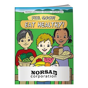 Coloring Book: Eat Right, Eat Healthy