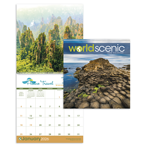 Triumph® Calendars World Scenic Calendar