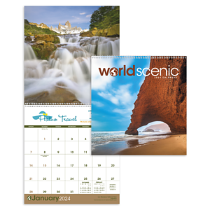 Triumph® Calendars World Scenic Calendar