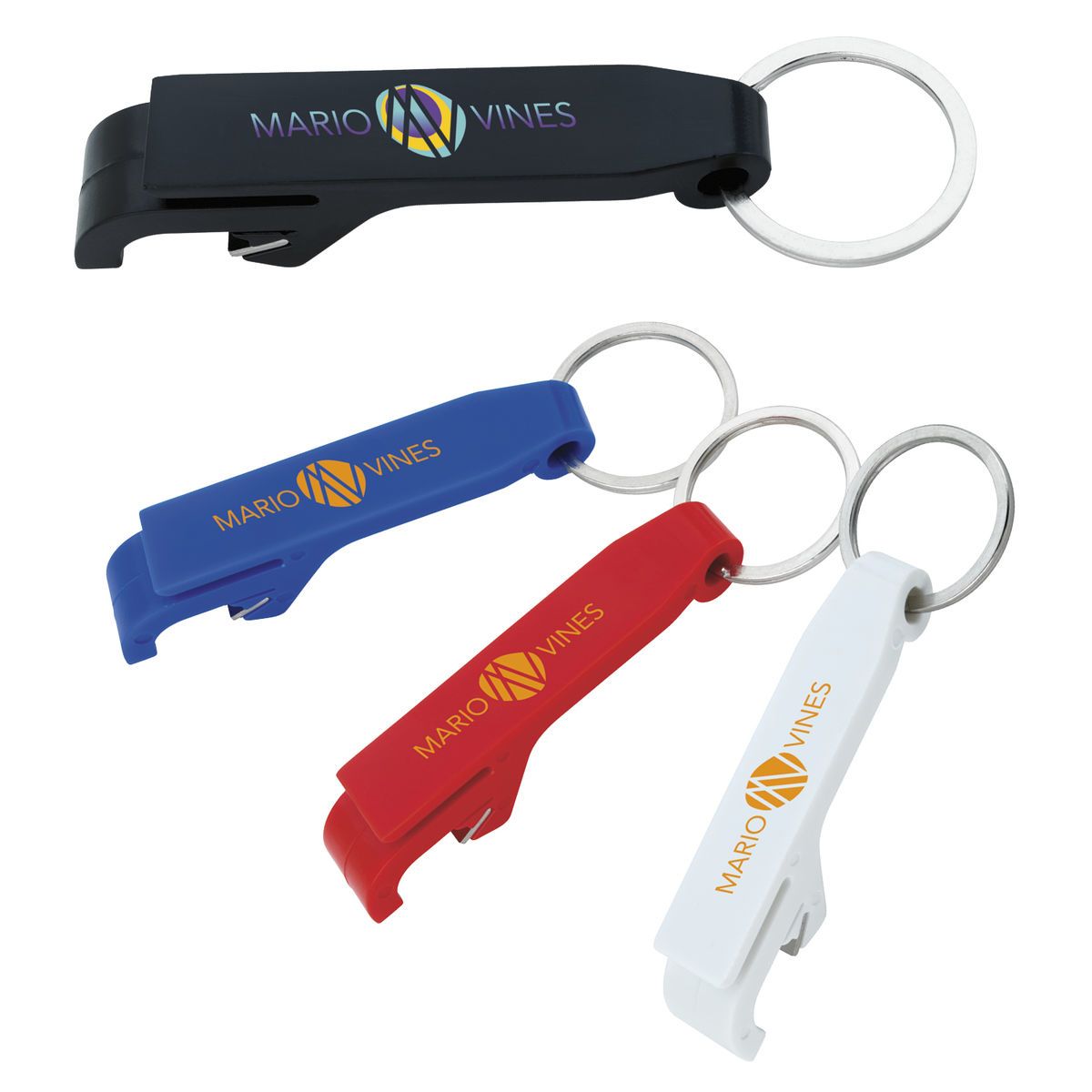 Plastic bottle opener keychain Inkmule