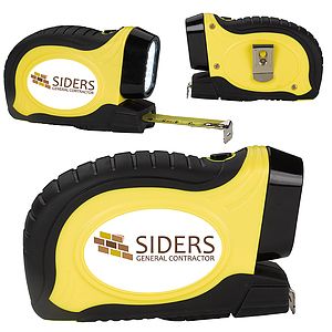 Tape Measure with LED Flashlight