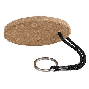 Buoy Oval Cork Keychain