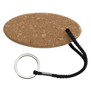 Buoy Oval Cork Keychain