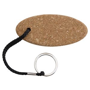 Buoy Oval Cork Keychain