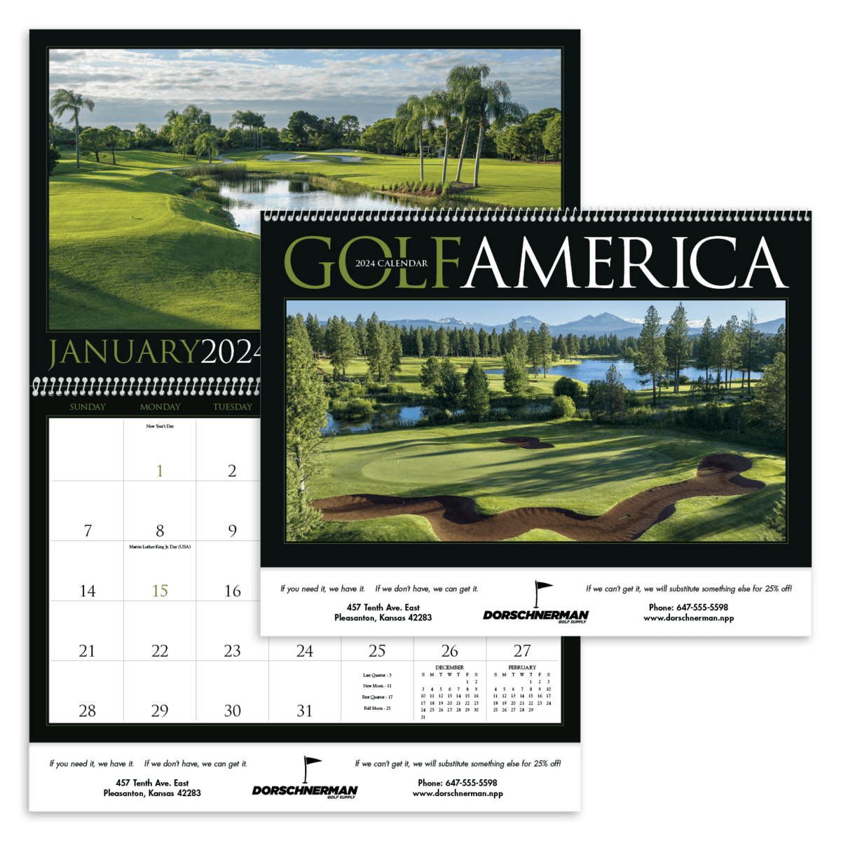 Triumph® Calendars Golf America Calendar