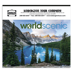 Triumph® Calendars World Scenic Calendar