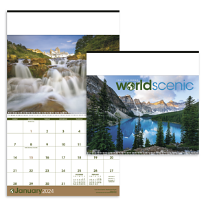 Triumph® Calendars World Scenic Calendar