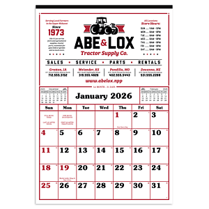 Skinner & Kennedy® Commercial 12-Sheet Calendar