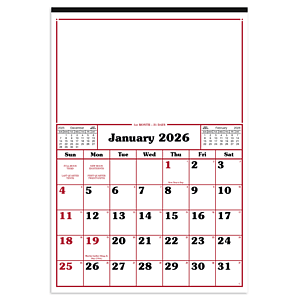 Skinner & Kennedy® Commercial 12-Sheet Calendar